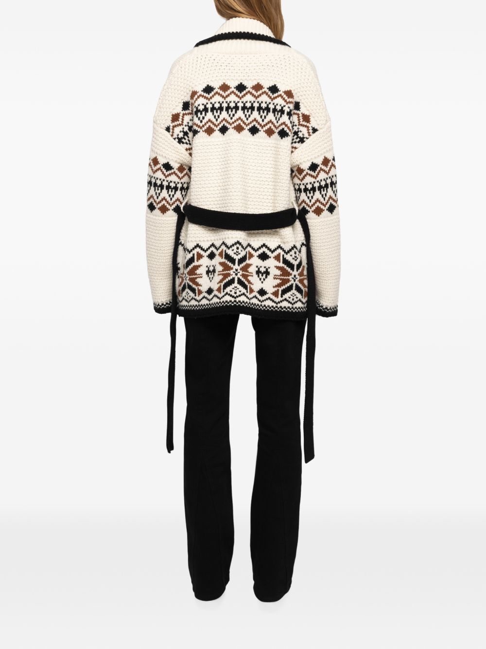 Cardigan con cintura 