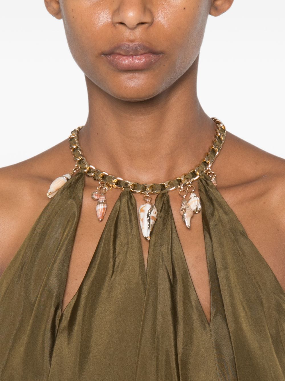 Blusa con decorazione 