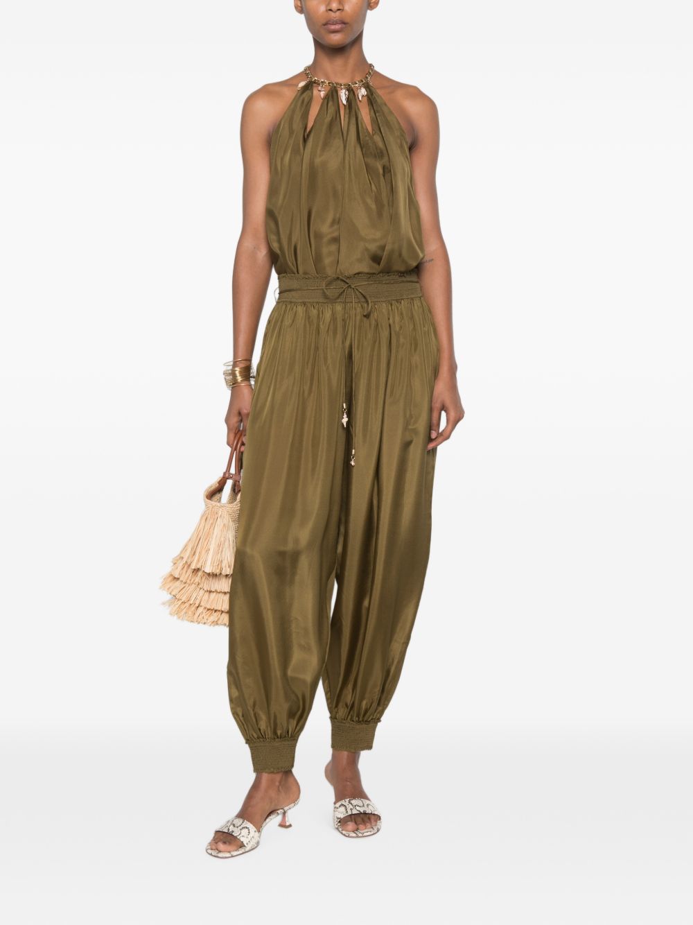 Pantaloni con orli elasticizzati 
