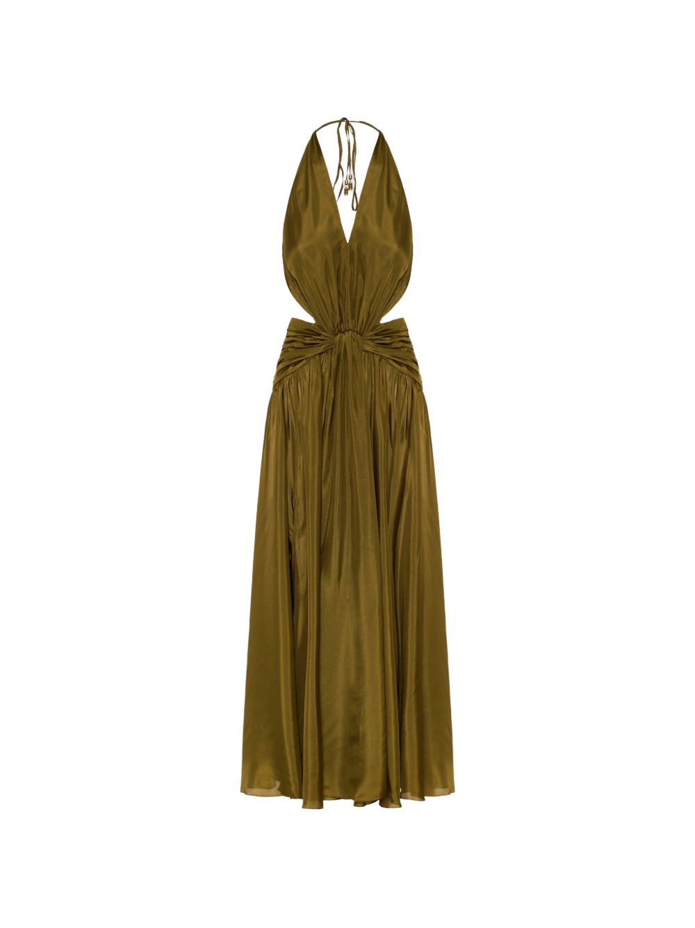 Abito lungo con dettaglio cut-out 