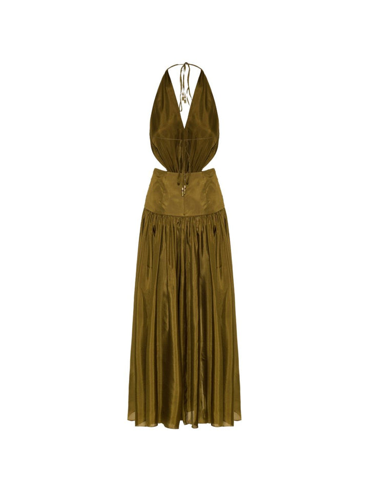 Abito lungo con dettaglio cut-out 