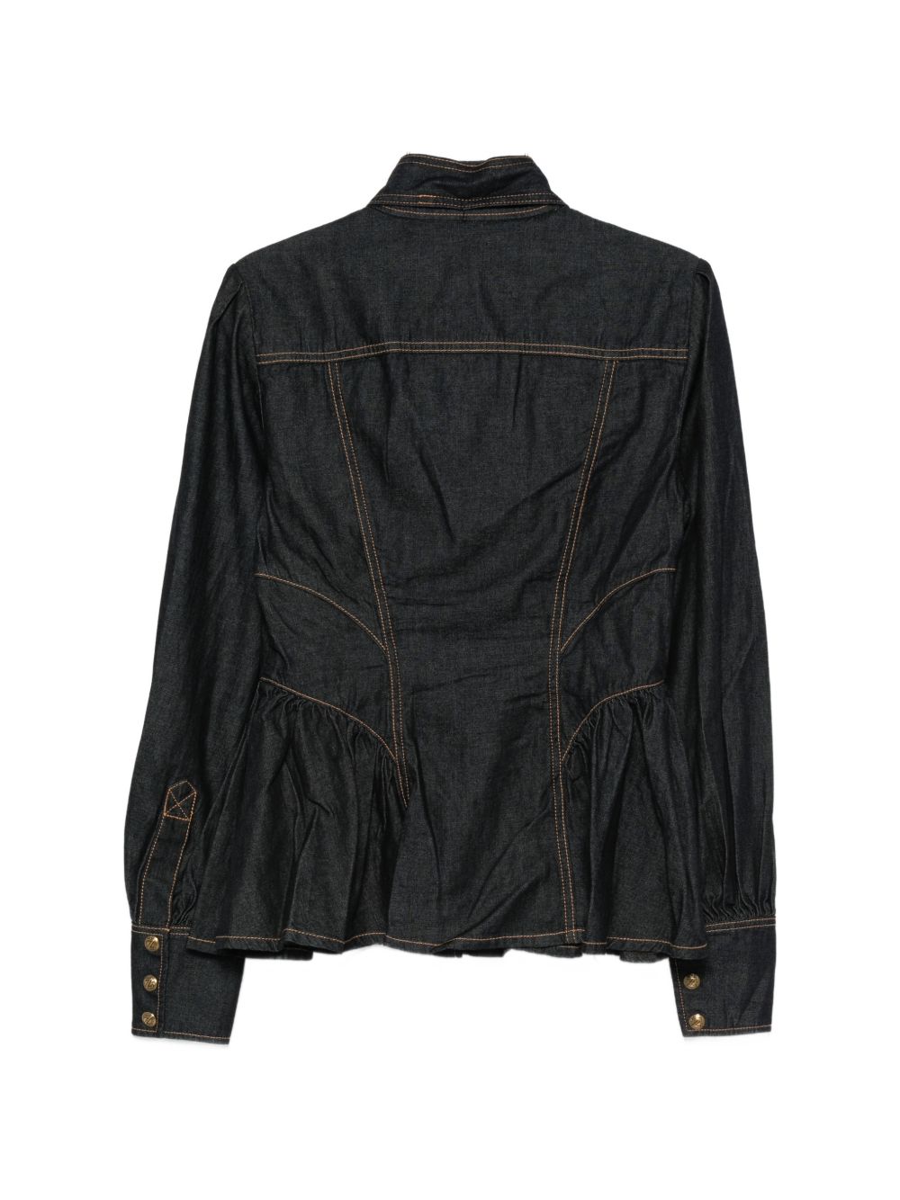 Camicia aderente denim 