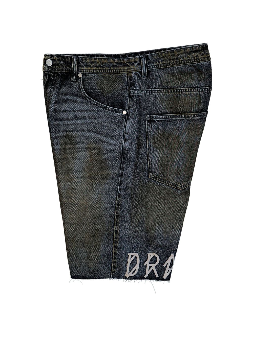 Shorts green a gamba ampia 