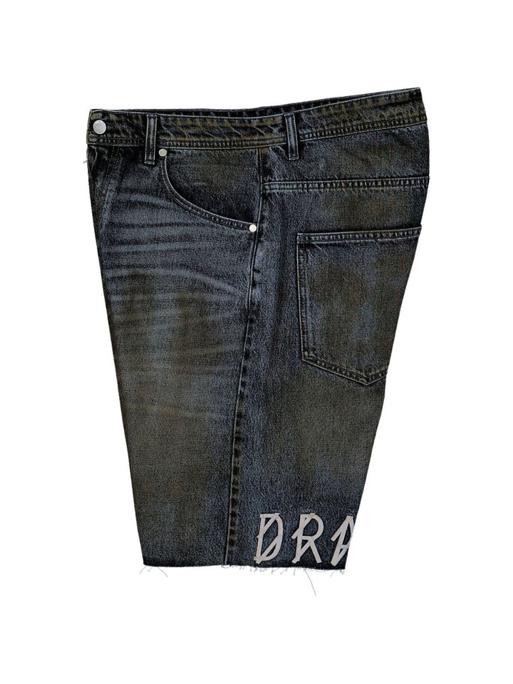 Shorts green a gamba ampia 