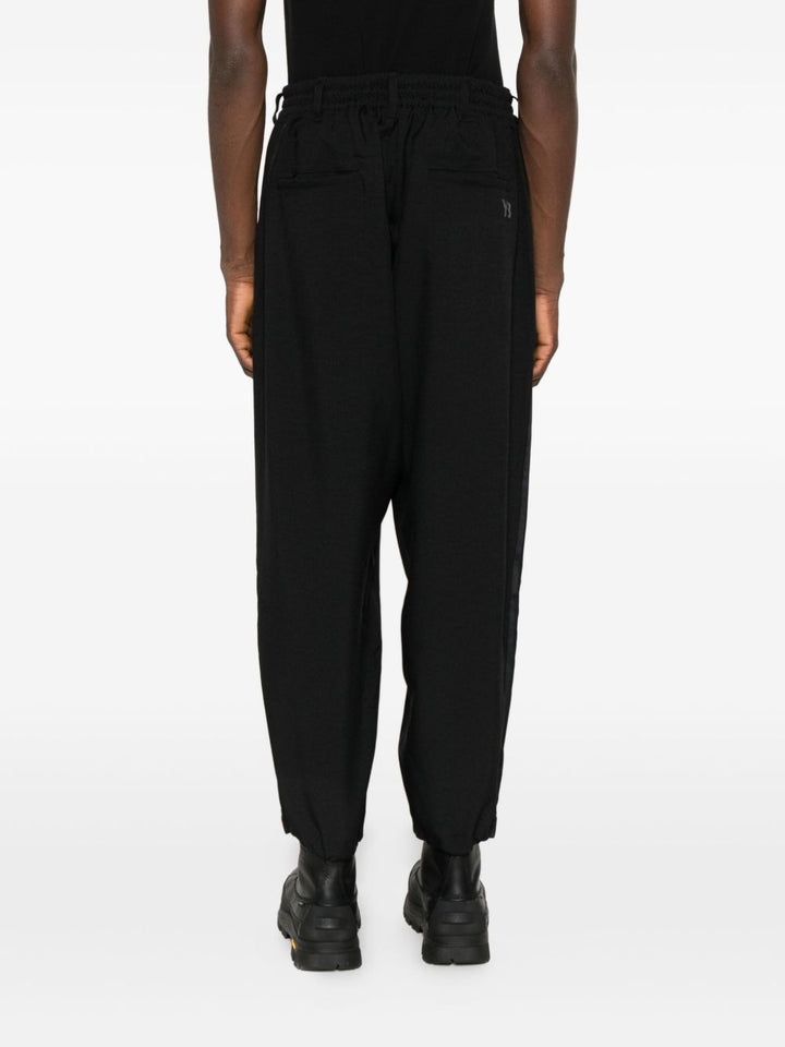 Pantaloni con coulisse neri 