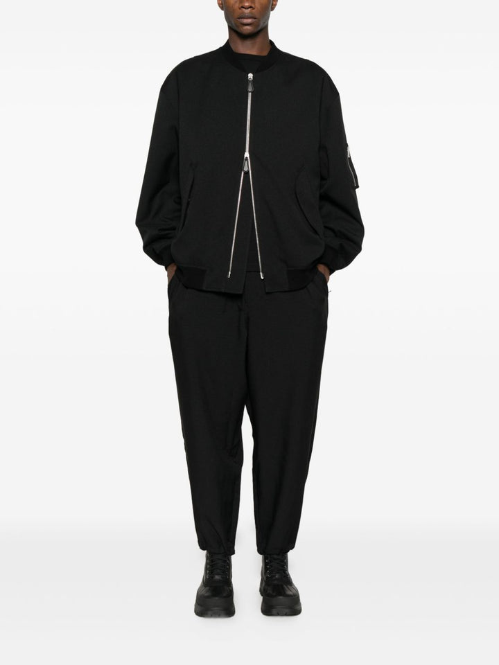 Pantaloni con coulisse neri 