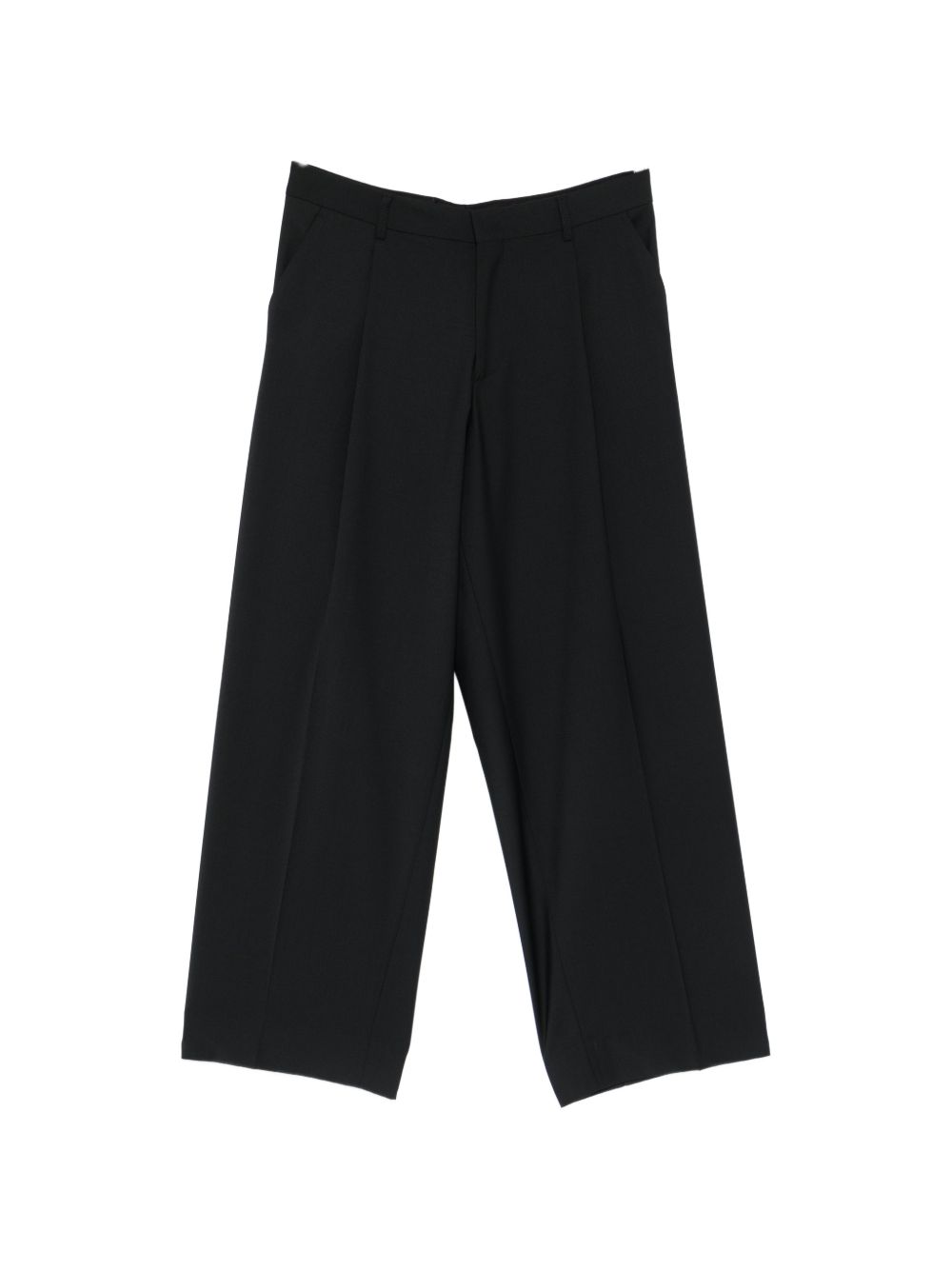Pantaloni ampi con pinces neri 