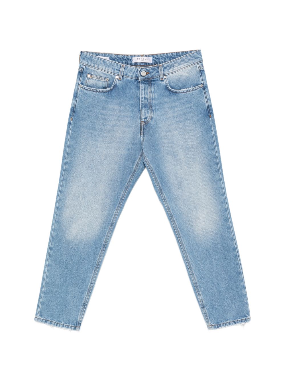 Jeans denim chiaro dritti 