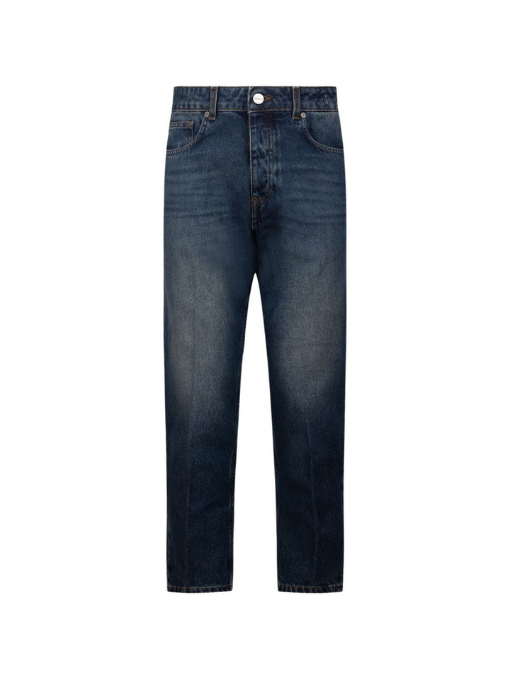 Jeans denim scuro dritti 