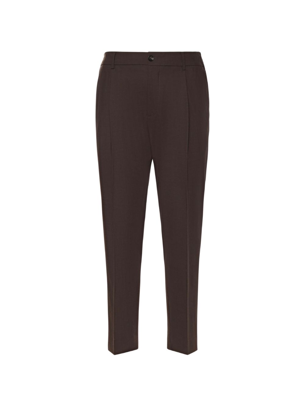 Pantaloni plissé blu scuro 