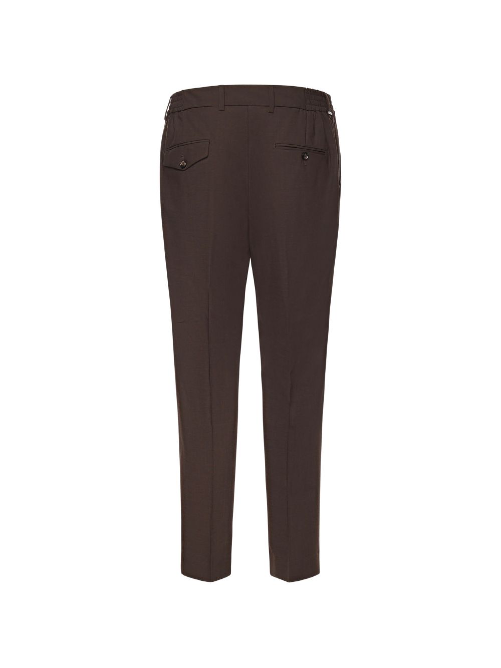 Pantaloni plissé blu scuro 