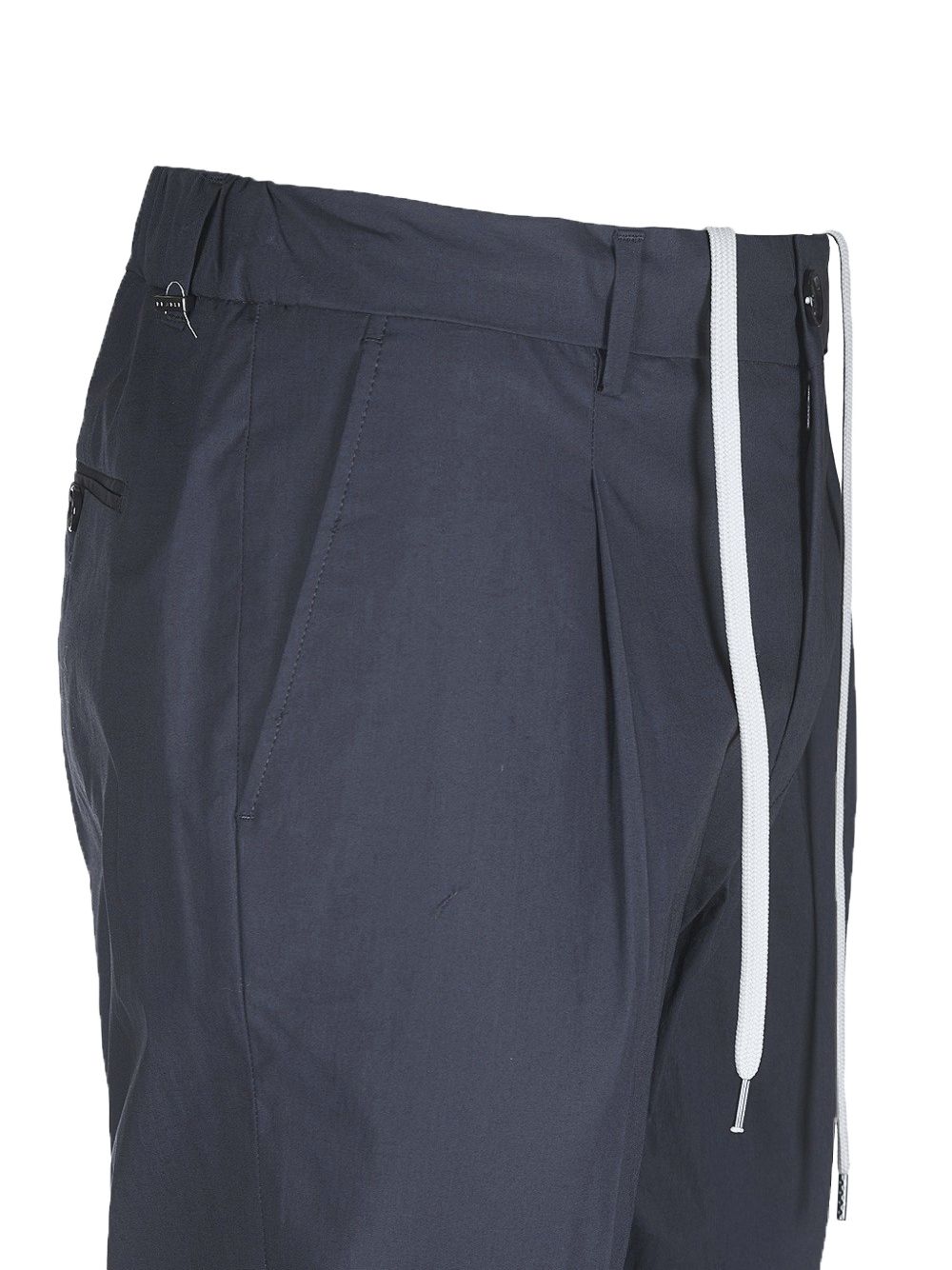Pantaloni blu scuro con coulisse 