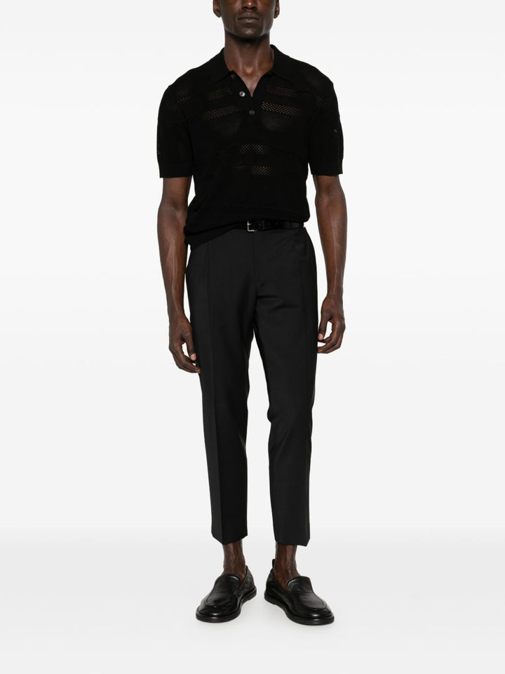 Pantaloni nero con coulisse 