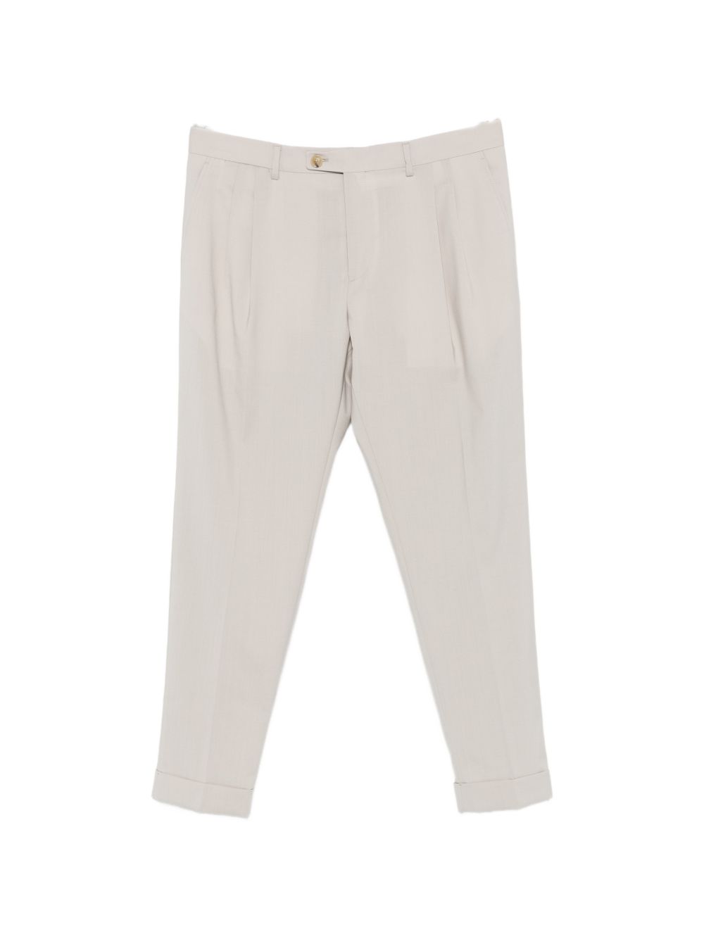 Pantaloni mastice con risvolto 