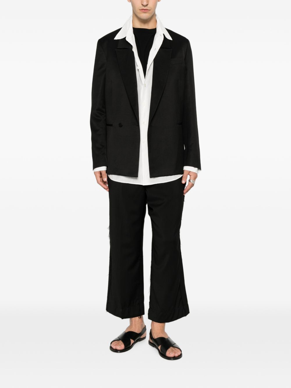 Pantaloni sartoriali neri 