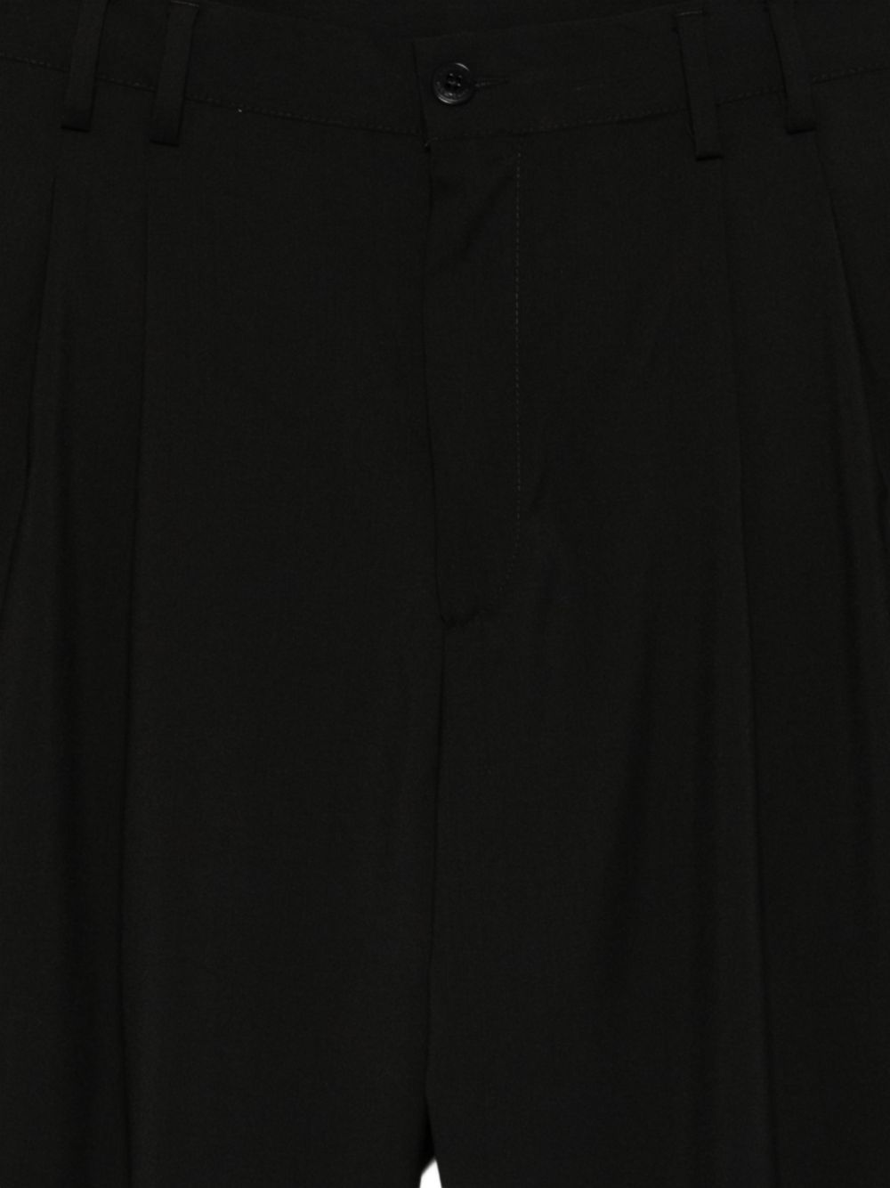 Pantaloni sartoriali neri con pieghe 
