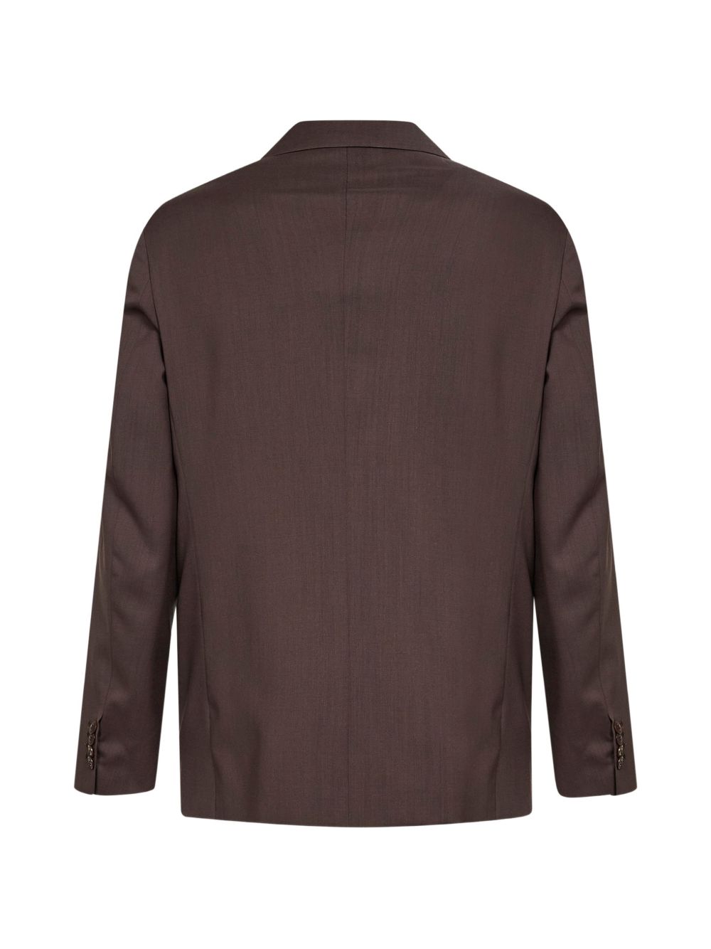 Blazer marrone in lana vergine 