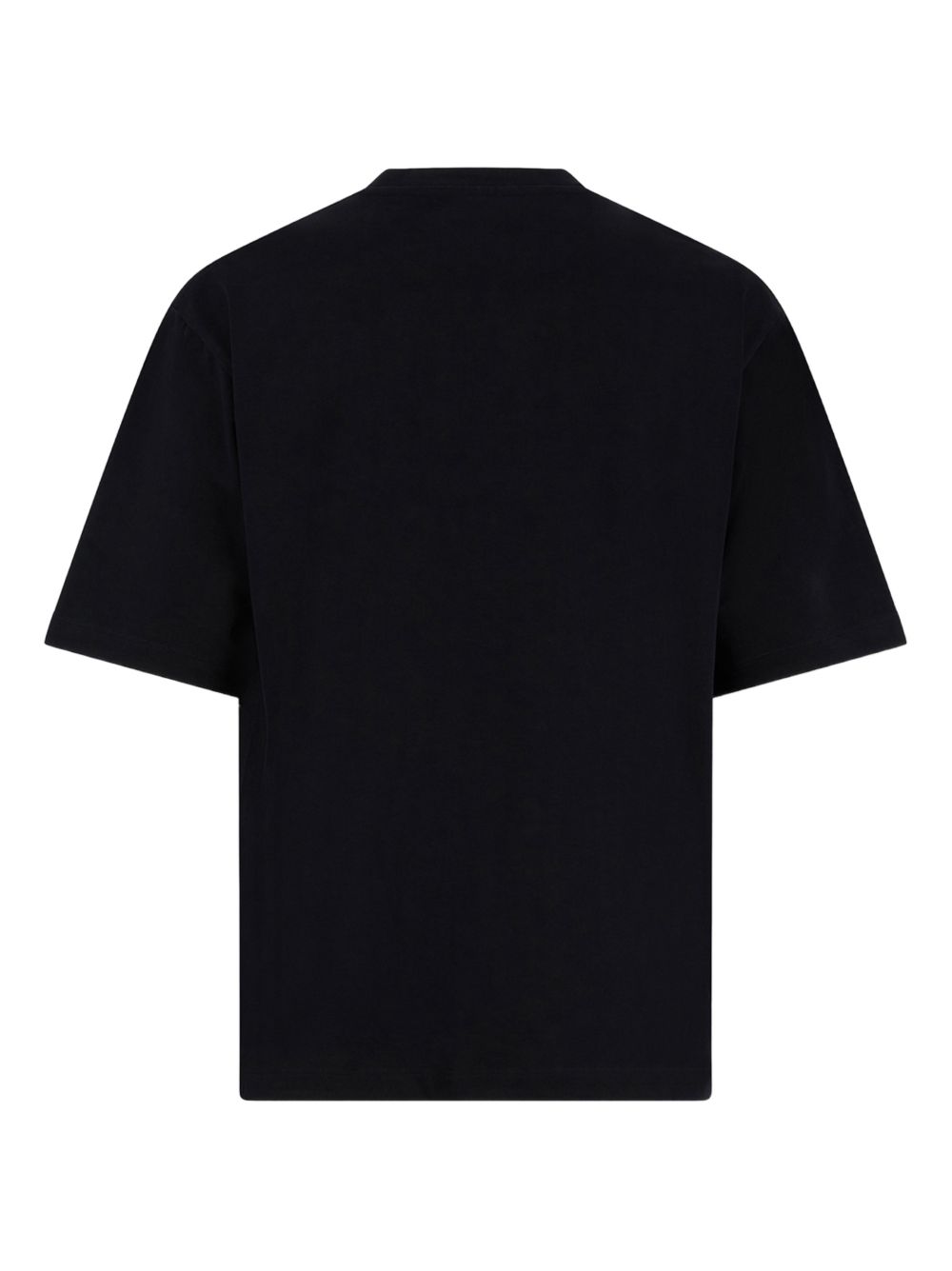 T-shirt nera con stampa grafica 