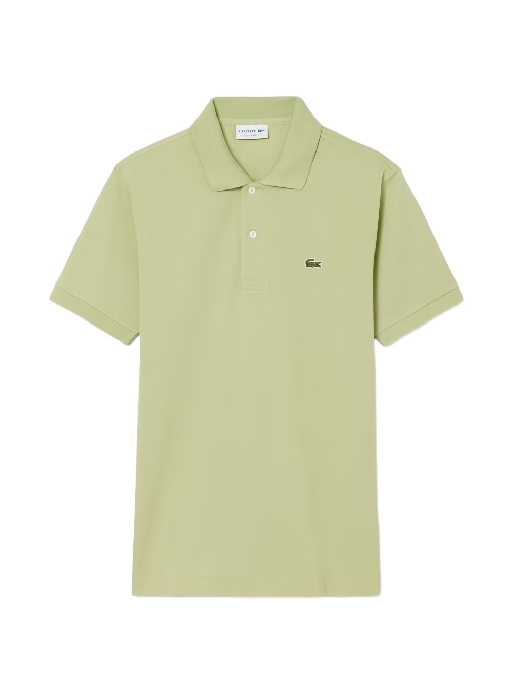 Polo verde acido con logo 