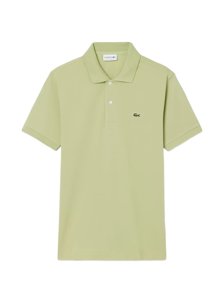 Polo verde acido con logo 