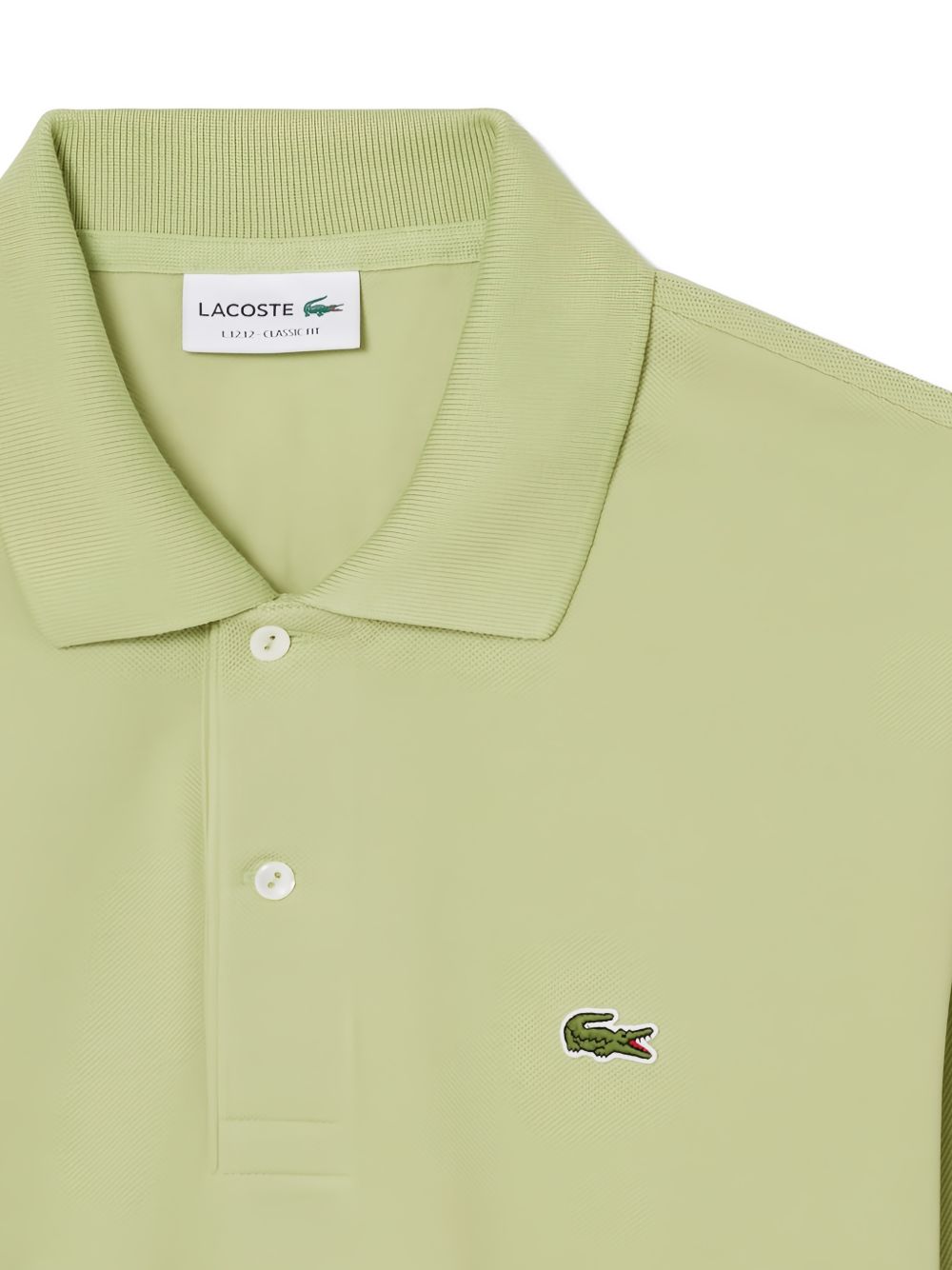 Polo verde acido con logo 