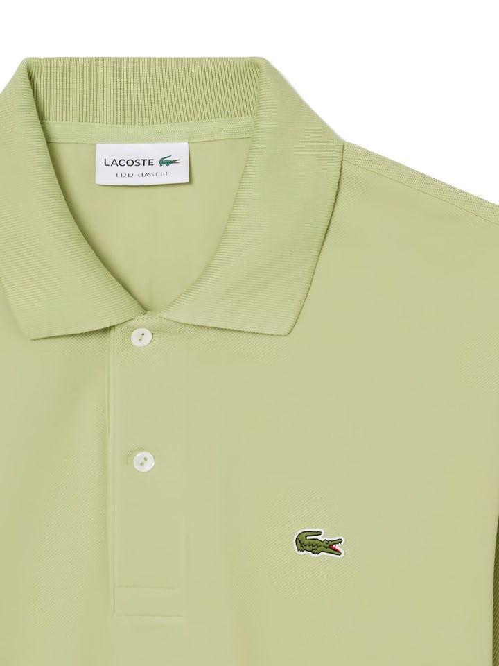 Polo verde acido con logo 