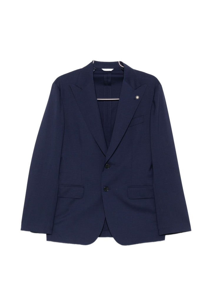 Abito monopetto bluette 