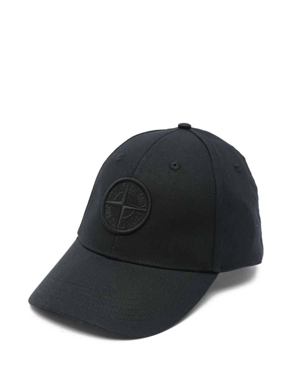 Cappello da baseball nero con logo 