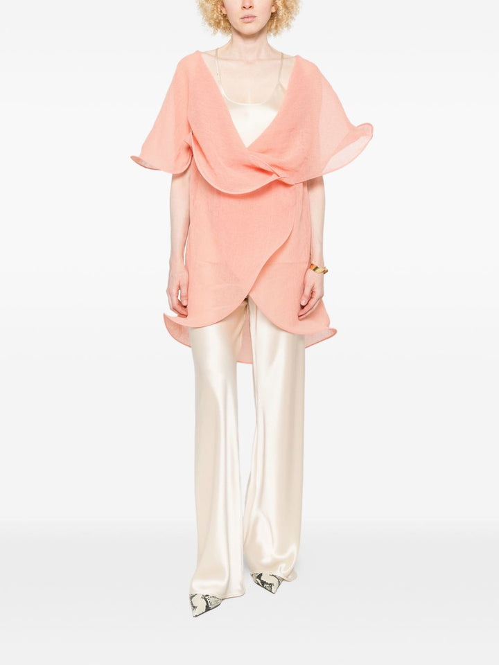 Top drappeggiato 