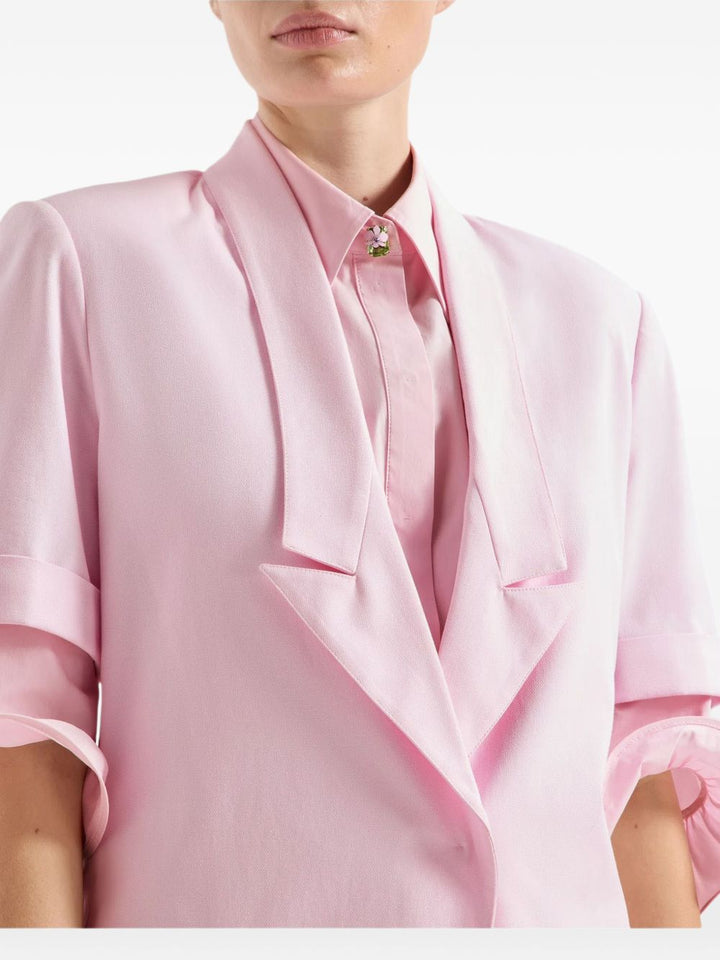 Blazer a maniche corte 
