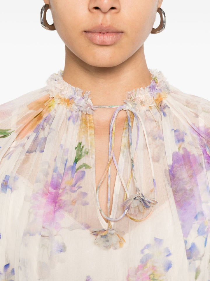 Camicia a fiori 