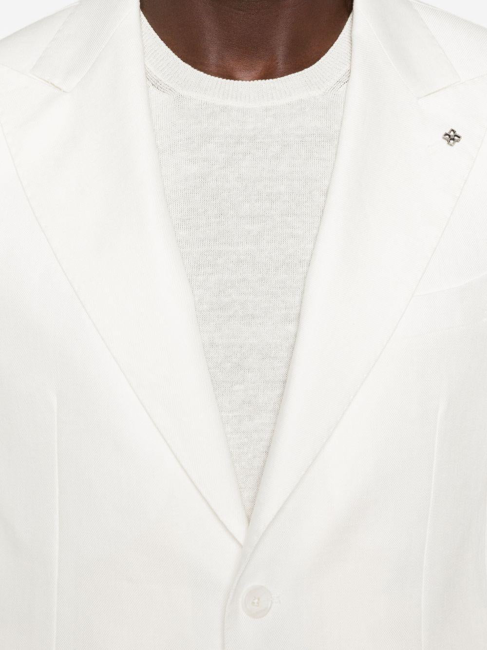 Abito monopetto bianco 