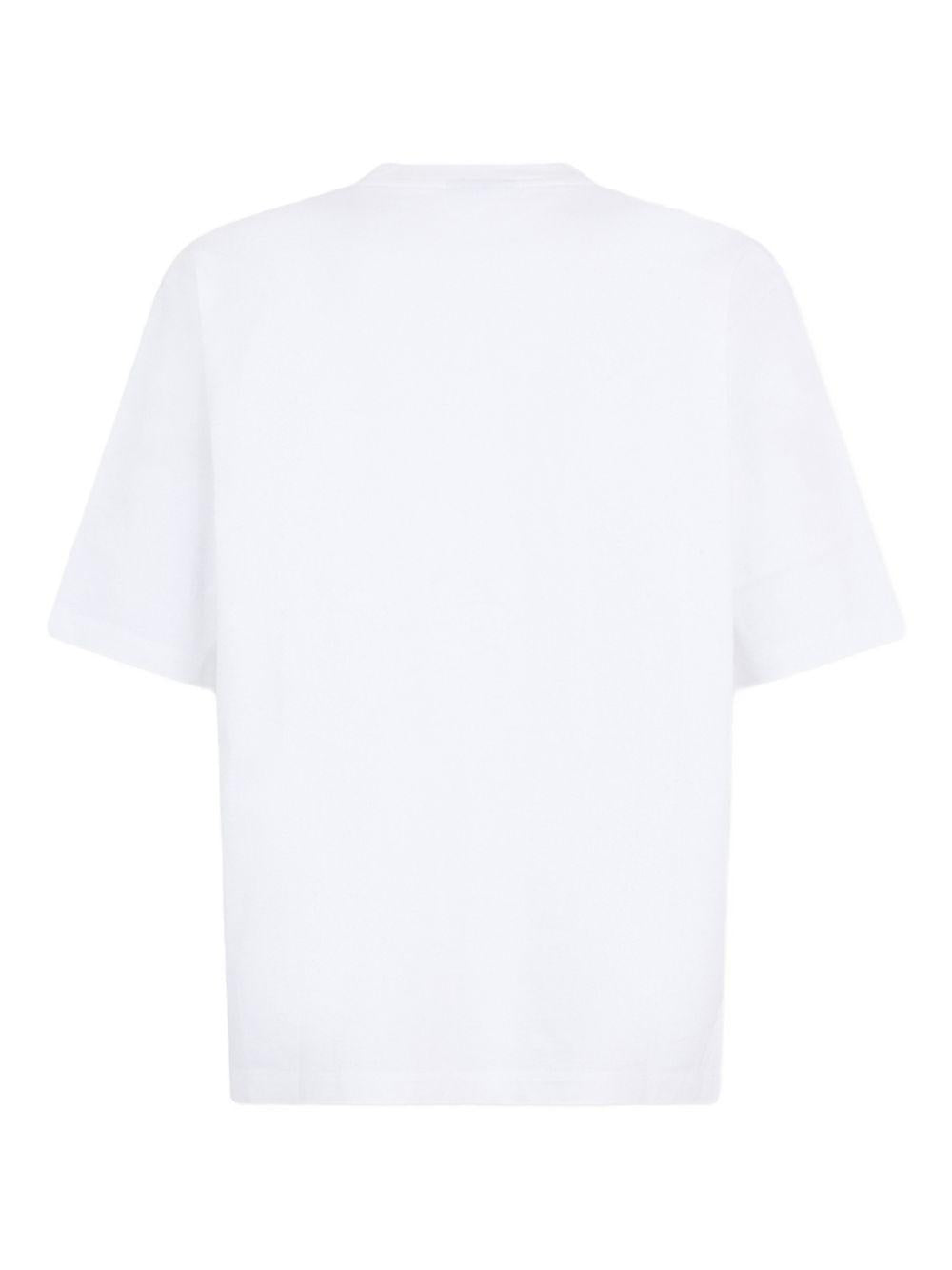 T-shirt bianca Tom Bianchi con stampa 