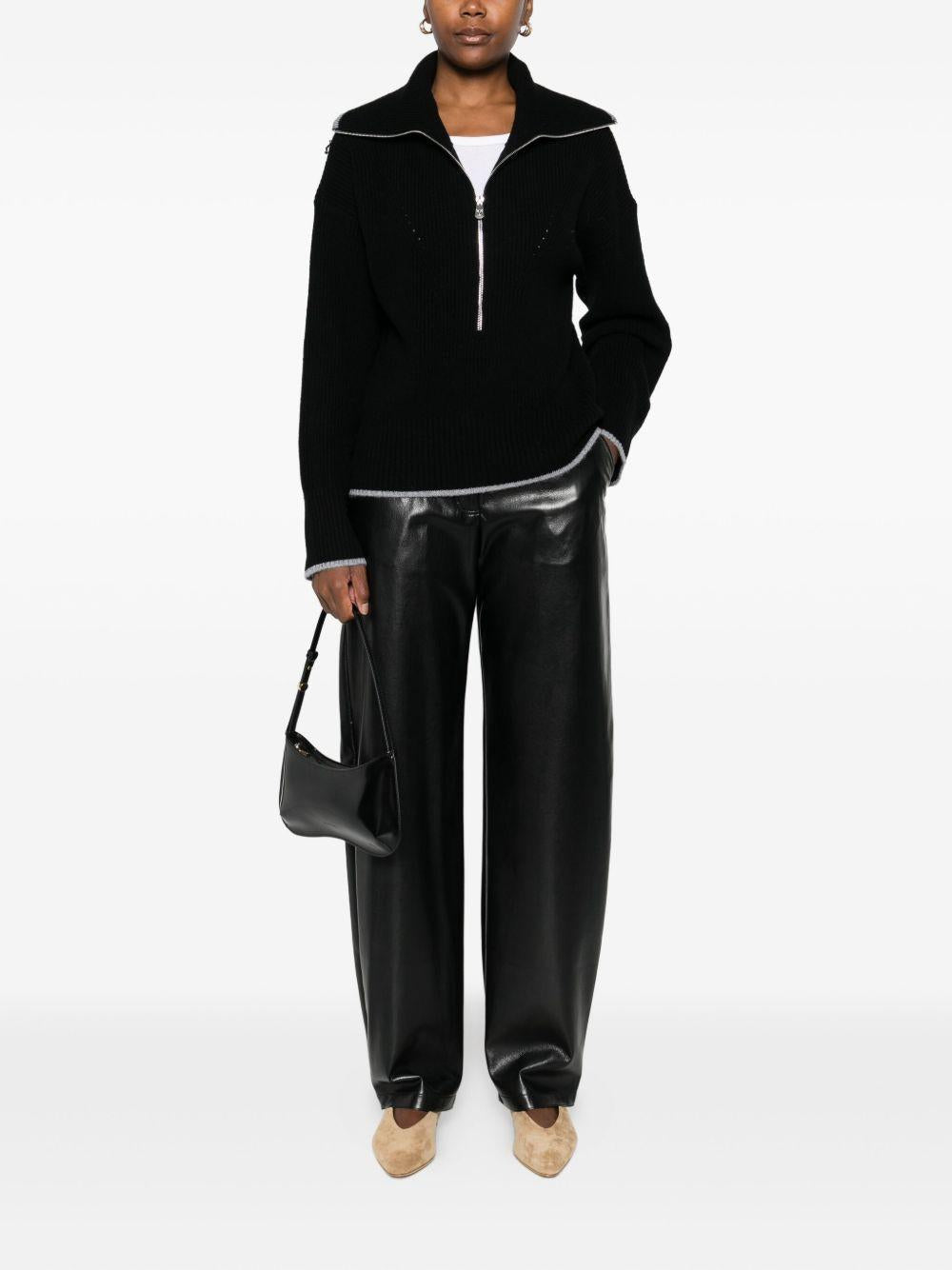 Maglione con zip 