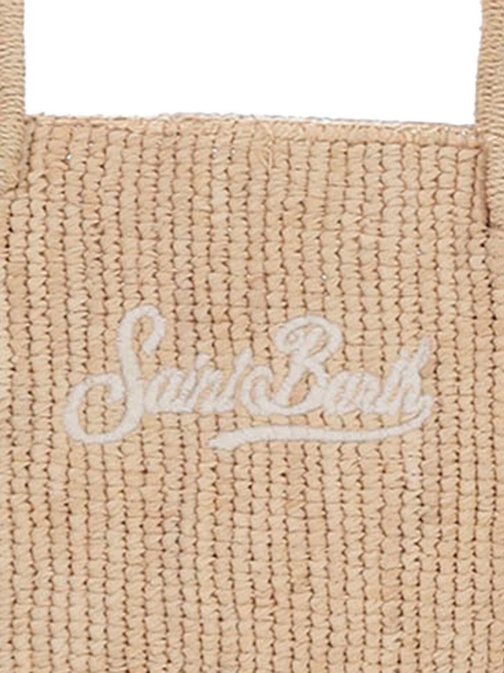 Borsa in rafia con logo 