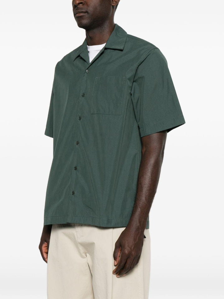Camicia a maniche corte con stampa Peacemaker verde scuro 