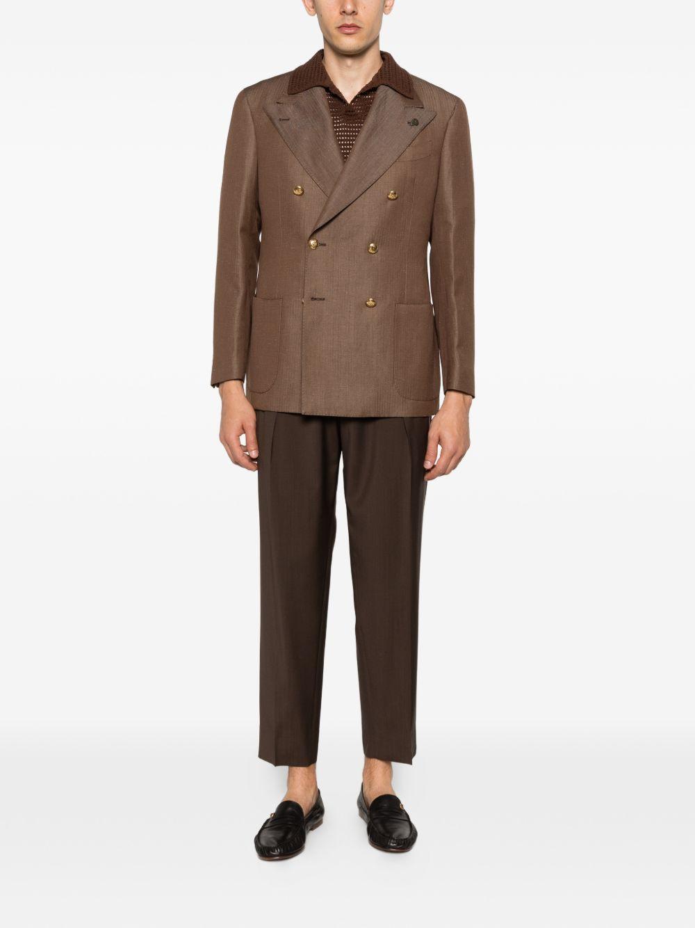 Pantaloni Portobello marrone 
