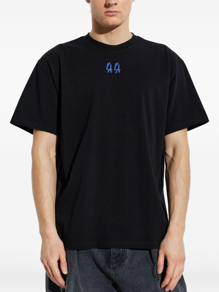 T-shirt stampata nera 
