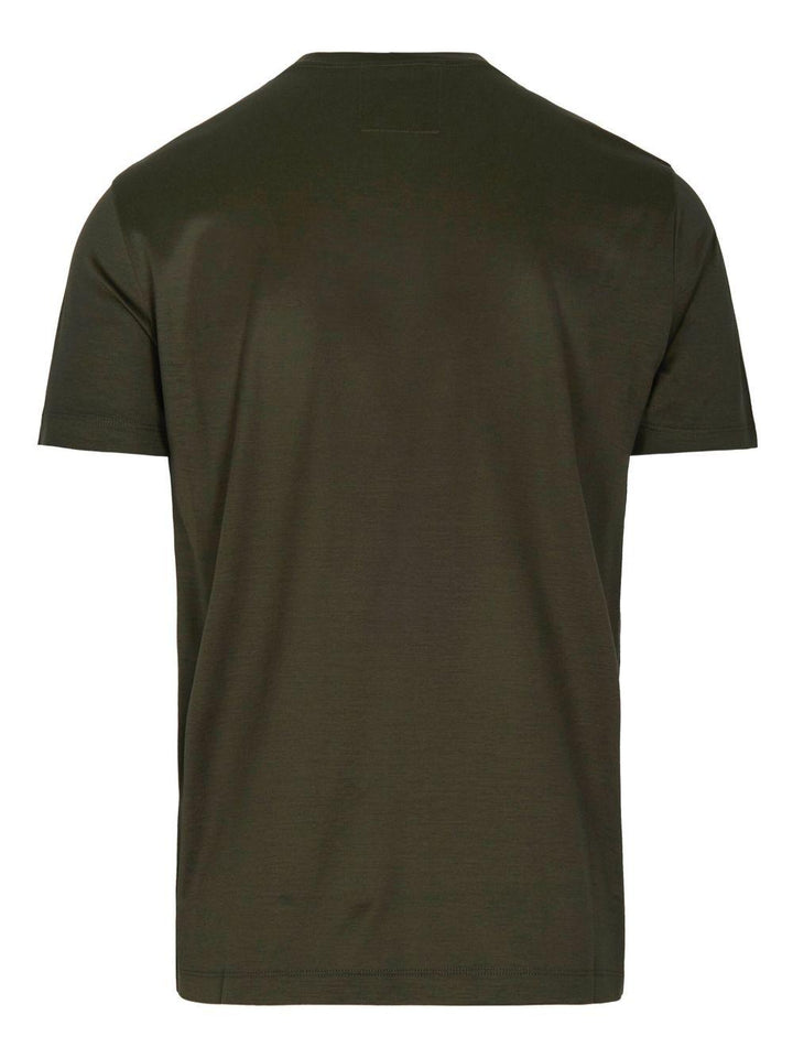 T-shirt verde scuro 
