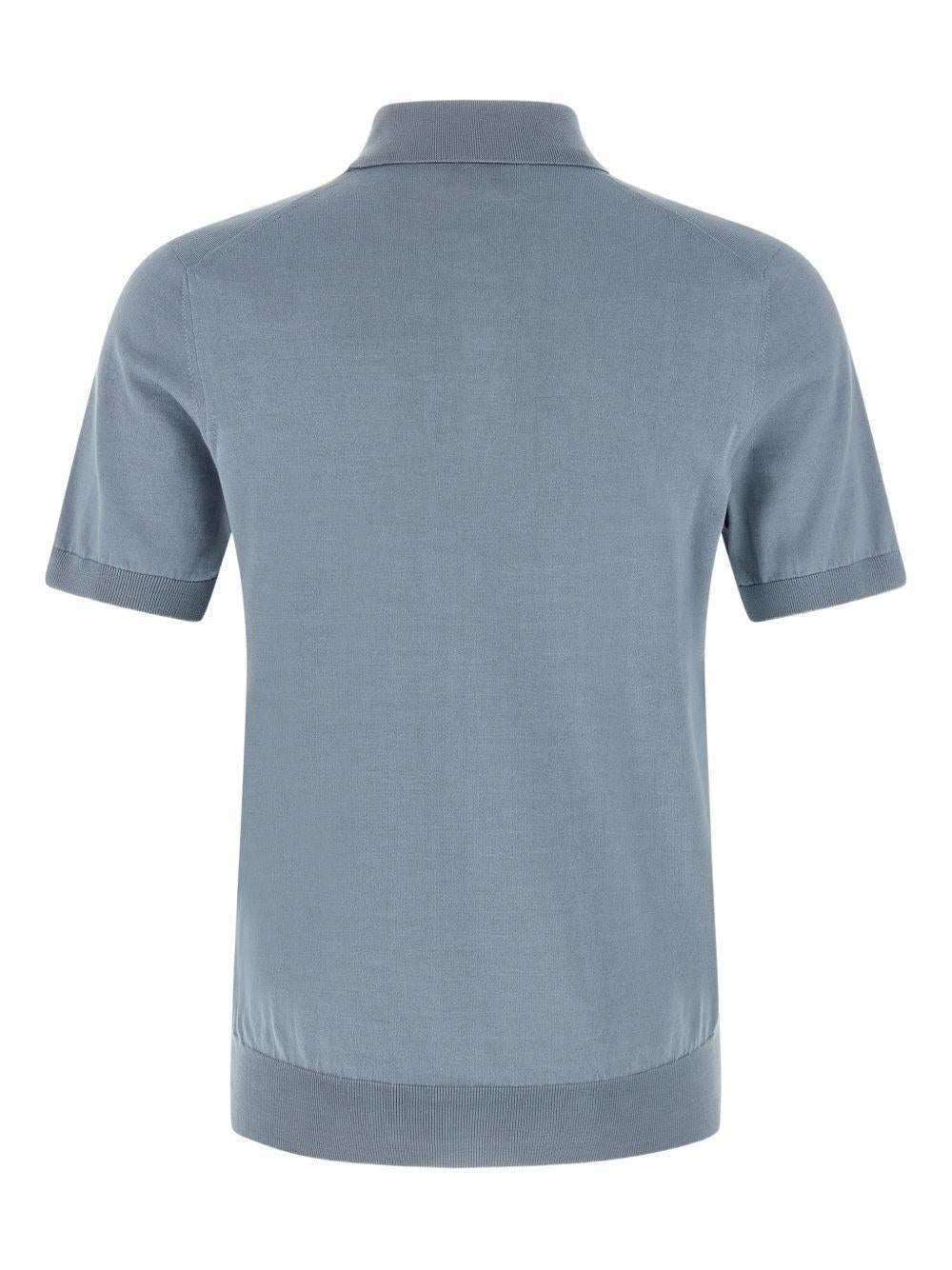 Polo azzurro polvere 