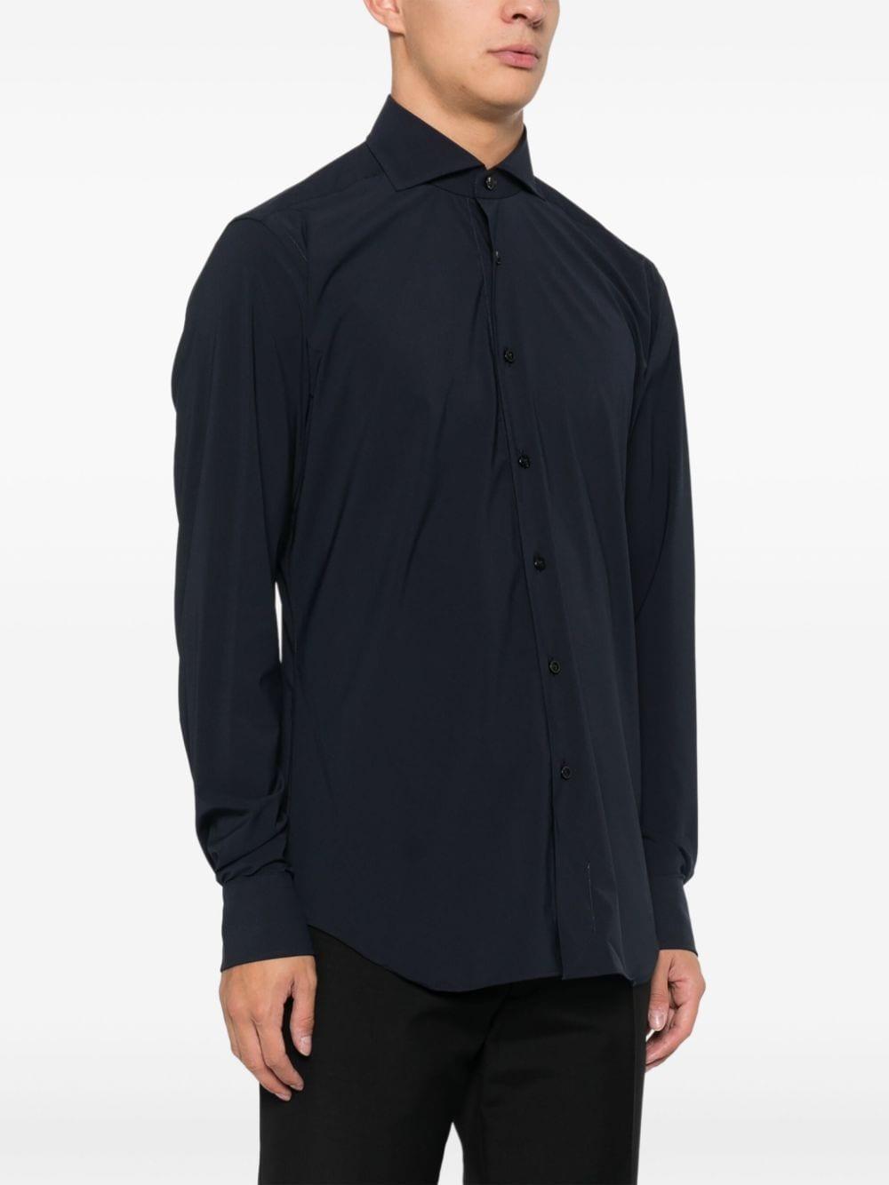 Camicia Active blu elasticizzata 