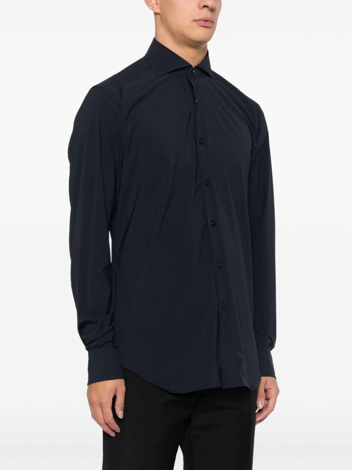 Camicia Active blu elasticizzata 