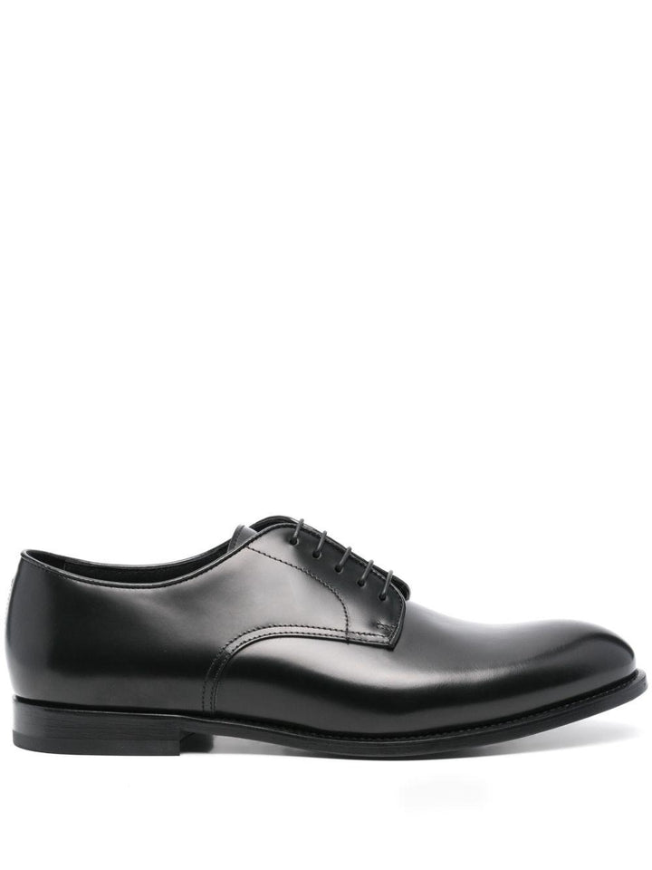 Derby nero in pelle 