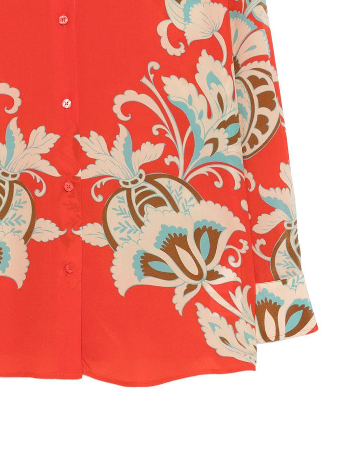 Camicia con stampa floreale 