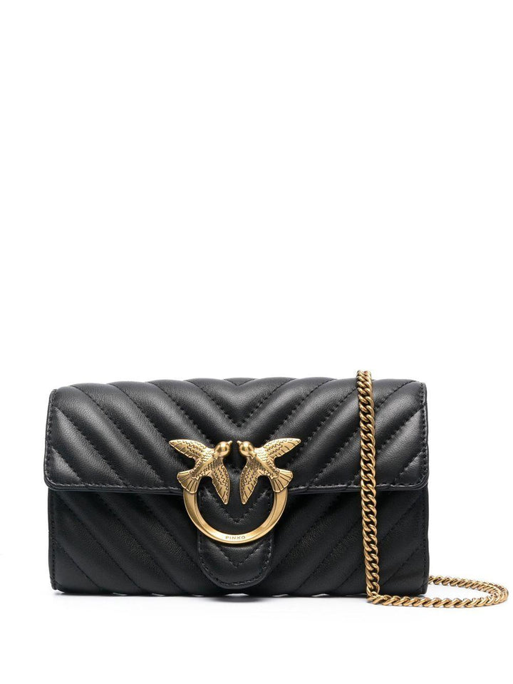 Borsa a spalla con applicazione 
