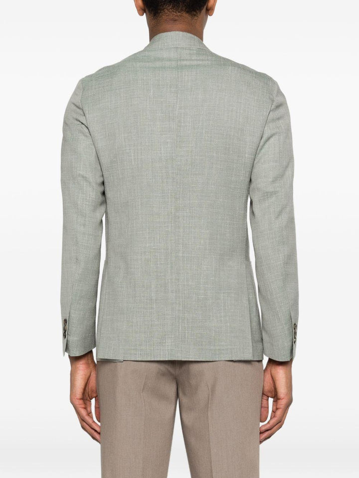 Blazer verde salvia con rever classici 