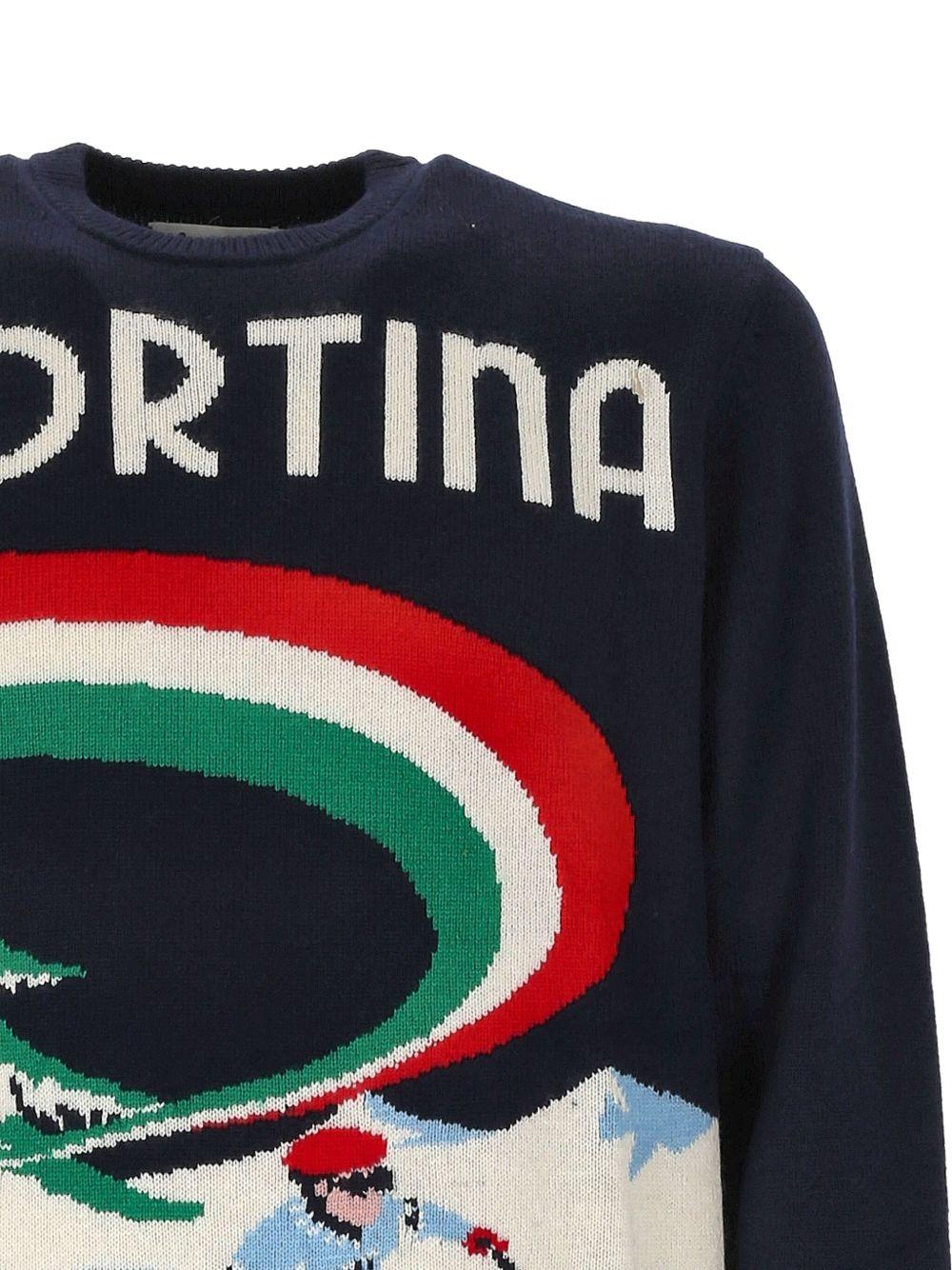 Maglione blu Cortina 