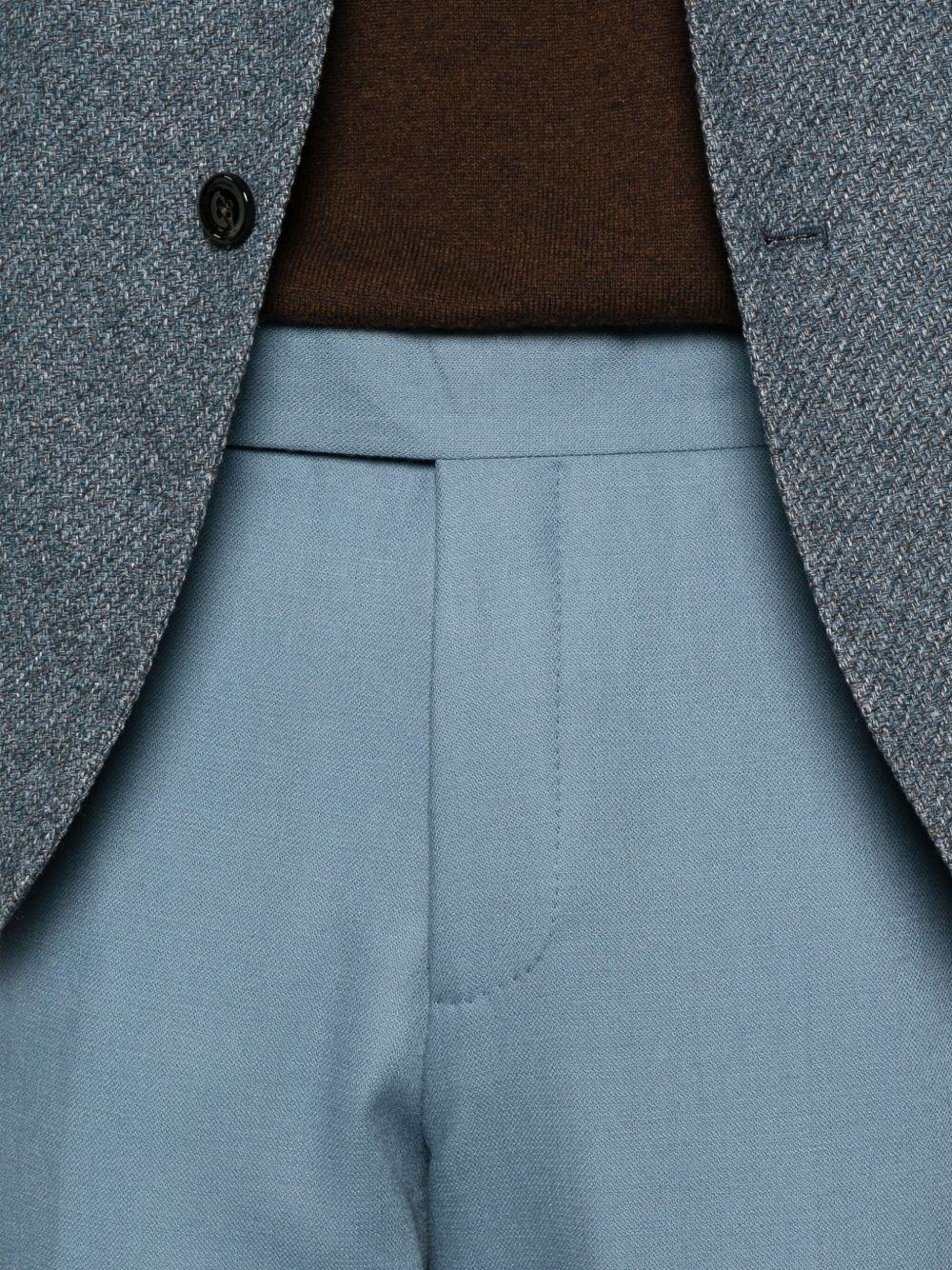 Pantaloni azzurri dritti 