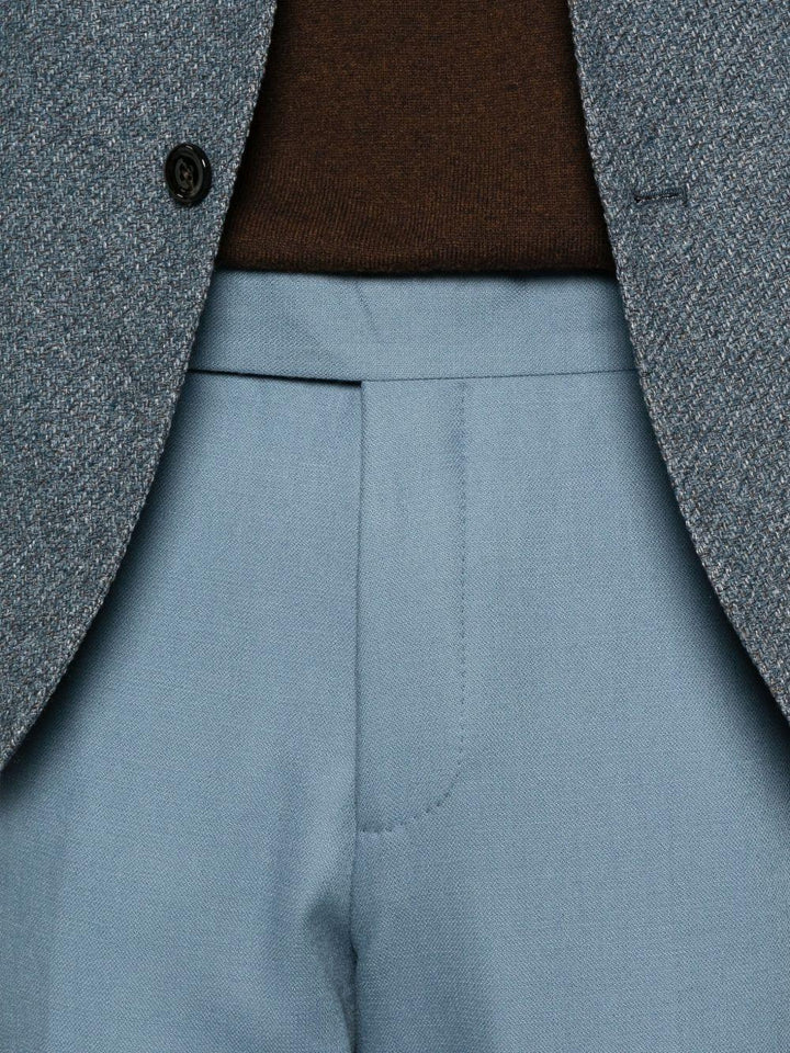 Pantaloni azzurri dritti 