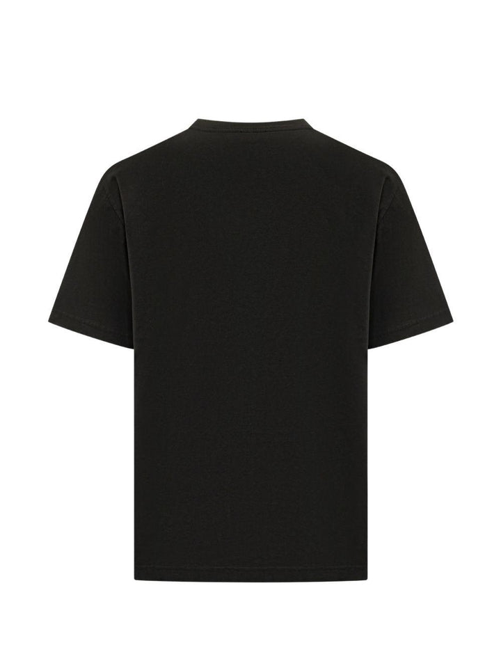 T-shirt con grafica nera 